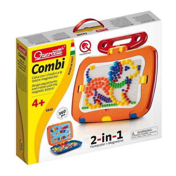 Quercetti Combi 2v1 Magnetino+Mozaika, 2v1