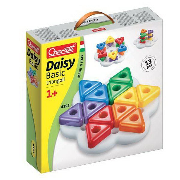 Quercetti Daisy Basic Triangoli, 13 ks