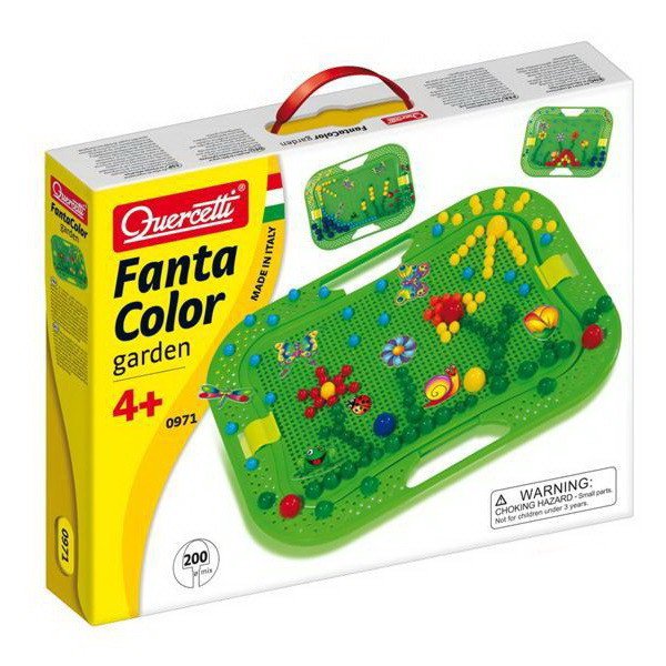 Quercetti FantaColor Design Garden, 200 ks