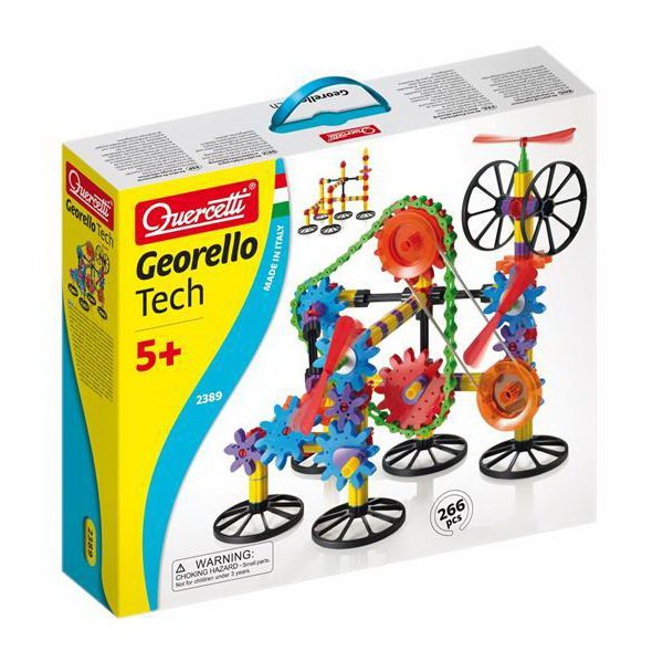 Quercetti Georello stavebnica Tech, 266 ks