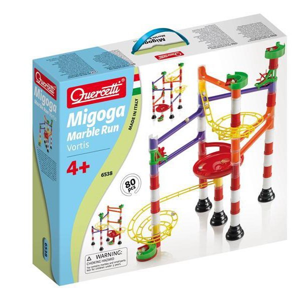 Quercetti Migoga Marble Run Vortis, 80 dielikov
