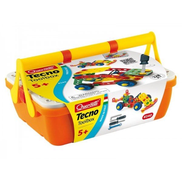 Quercetti Tecno Toolbox, 128 dielikov