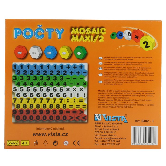 Vista Mosaic Maxi /2 - Včela sa učí počítať