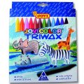 Jovicolor - voskovky trojhranné Triwax, 24 ks