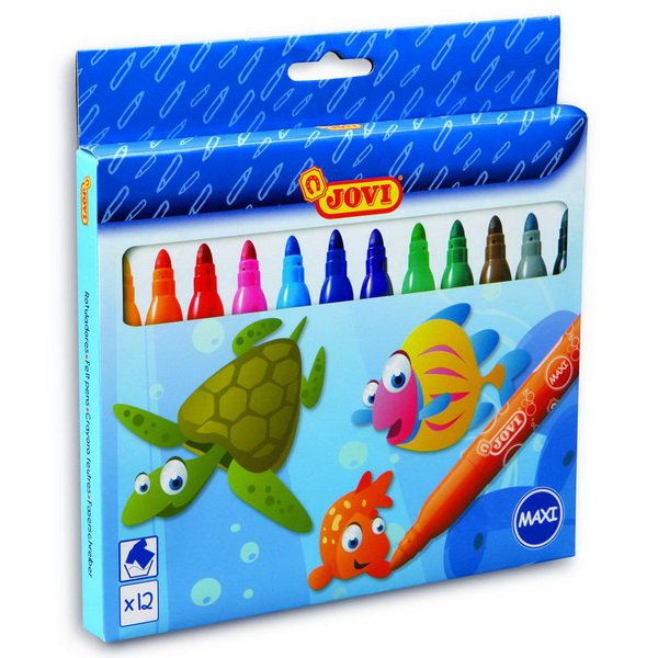 Jovi Fixky hrubé Maxi, 12 ks