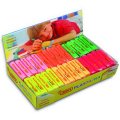 Školská sada Jovi Plastelína neónová 30 x 50g, 6 farieb