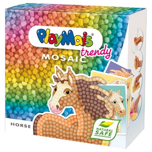 Playmais MOZAIKA Trendy Kone, 3000 dielikov