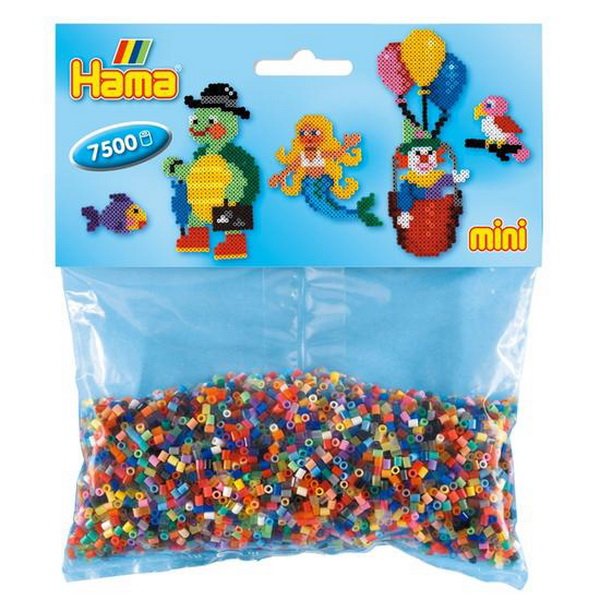 Hama MINI zažehlovacie korálky MIX v sáčku 7.500 ks
