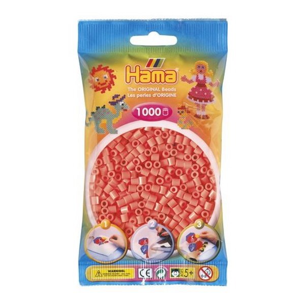 Hama zažehlovacie korálky pastelové, 1000 ks
