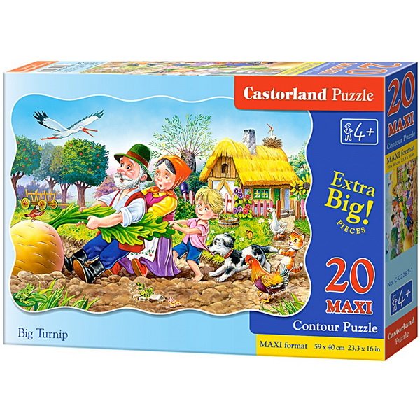 Castorland Puzzle O veľkej repe, 20 dielikov