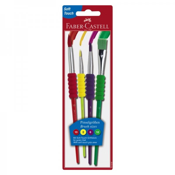 Faber Castell Set štetcov Soft 4 ks