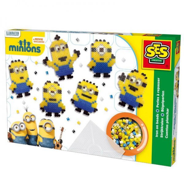 SES Creative Zažehlovacie korálky Mimoni, 1600 ks