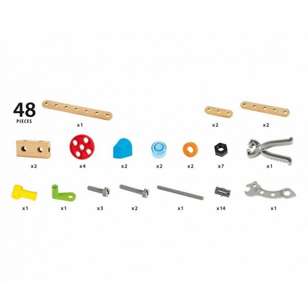 BRIO Builder Štartovací stavebný set v kufríku 48 ks