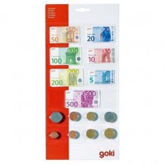 Goki Detské euro peniaze, 116 ks