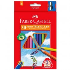 Faber Castell Pastelky Jumbo triangular, 30 ks