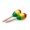 Stagg Drevené maracas Reggae, 29 cm