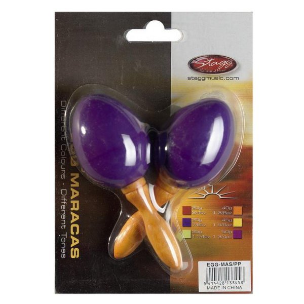 Detské maracas s krátkou rúčkou, 11 cm