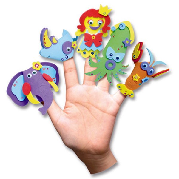 Folia Prstové bábky z moosgummi, Oceán