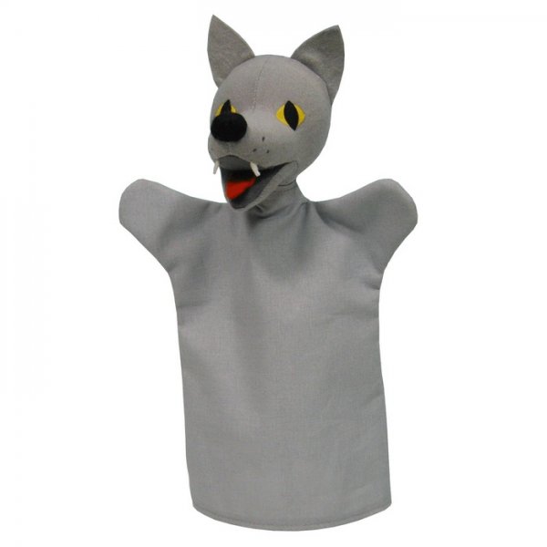 Maňuška klasická Vlk - kolekcia L, 28 cm