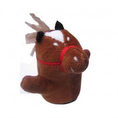 Prstová maňuška Koník, 8 cm