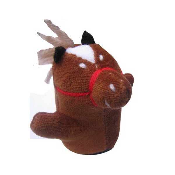 Prstová maňuška Koník, 8 cm