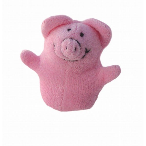 Prstová maňuška Prasiatko, 8 cm