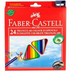 Faber Castell Pastelky ECO Triangular standard, 24 ks