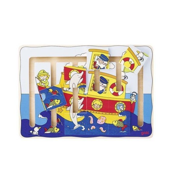 Goki Didaktické puzzle Veľká plavba