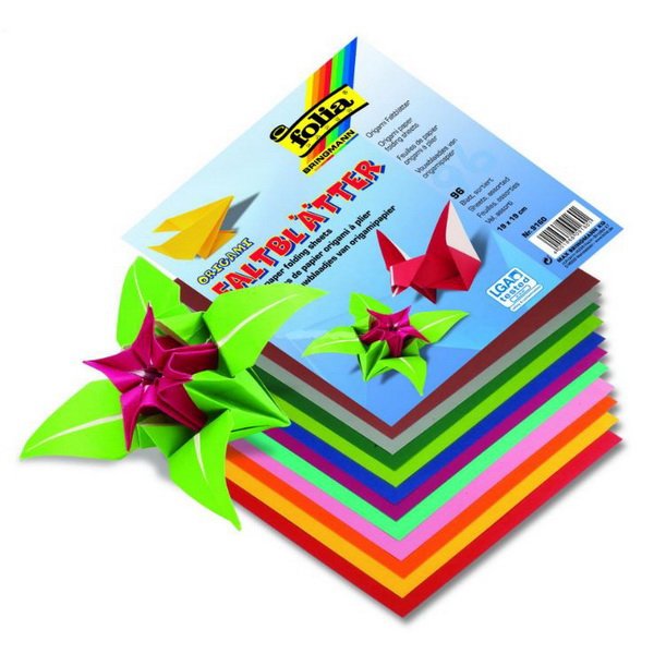 Folia Origami papier Pastel Mix, 96 ks