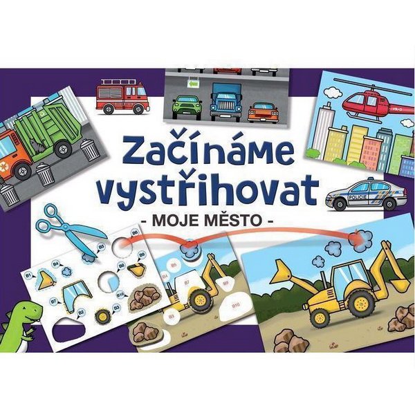 Vystrihovačka Začíname vystrihovať Moje mesto 4+