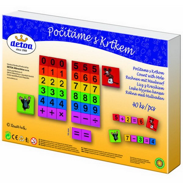 Detoa Počítame s Krtkom, 40 dielikov