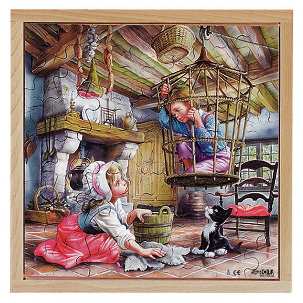 Školské edukačné puzzle Janko a Marienka, 64 dielikov