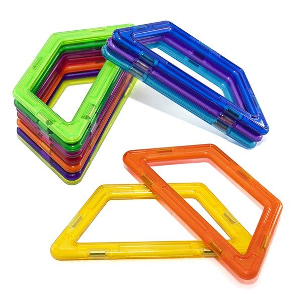 Magformers Lichobežníky, 12 ks