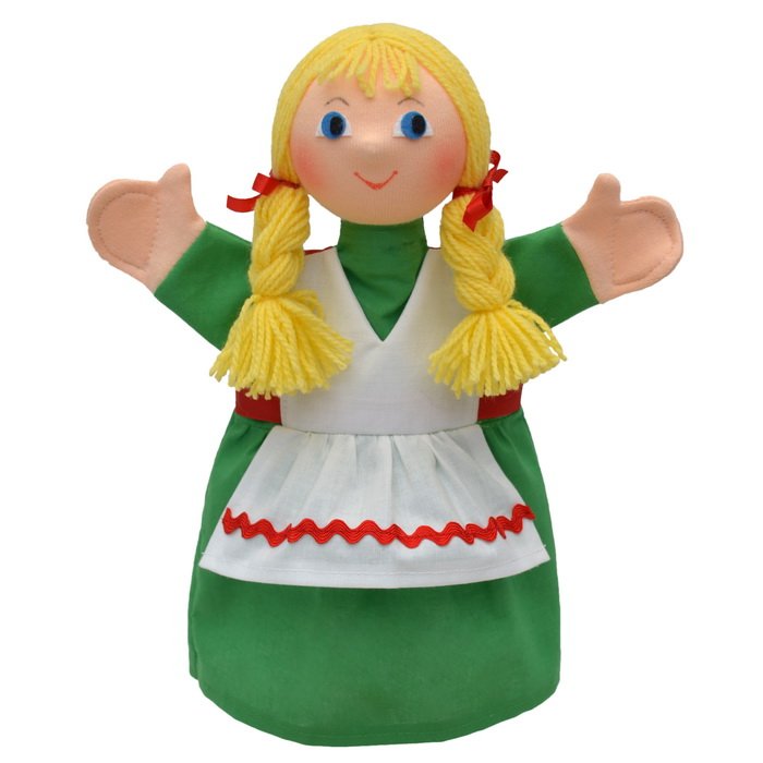 Maňuška klasická Marienka zelená, 27 cm