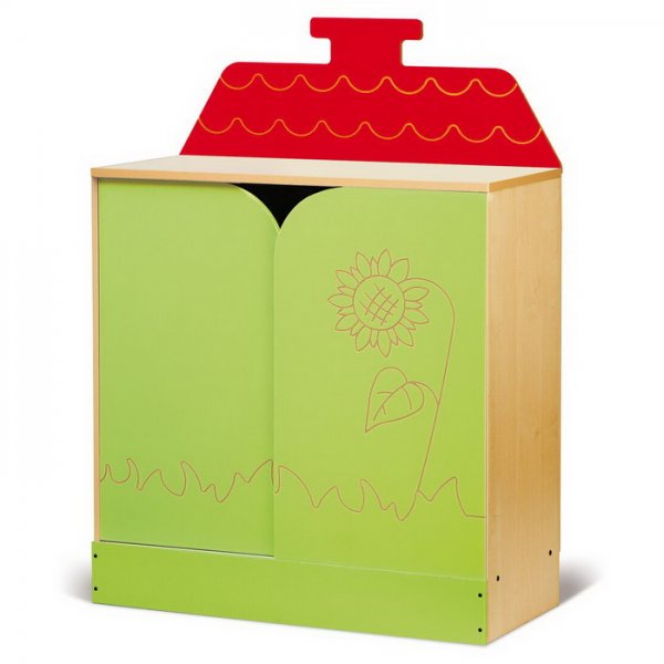 FARM Skrinka so strechou, 84 cm