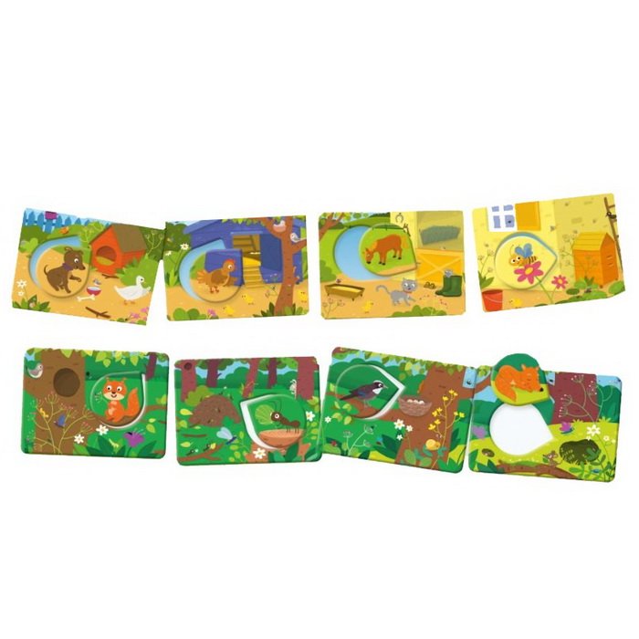 Klub predškolákov: Granna puzzle Domčeky