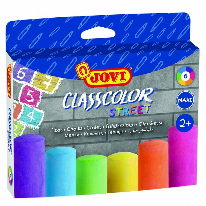 JOVI Chodníkové kriedy, 6 ks