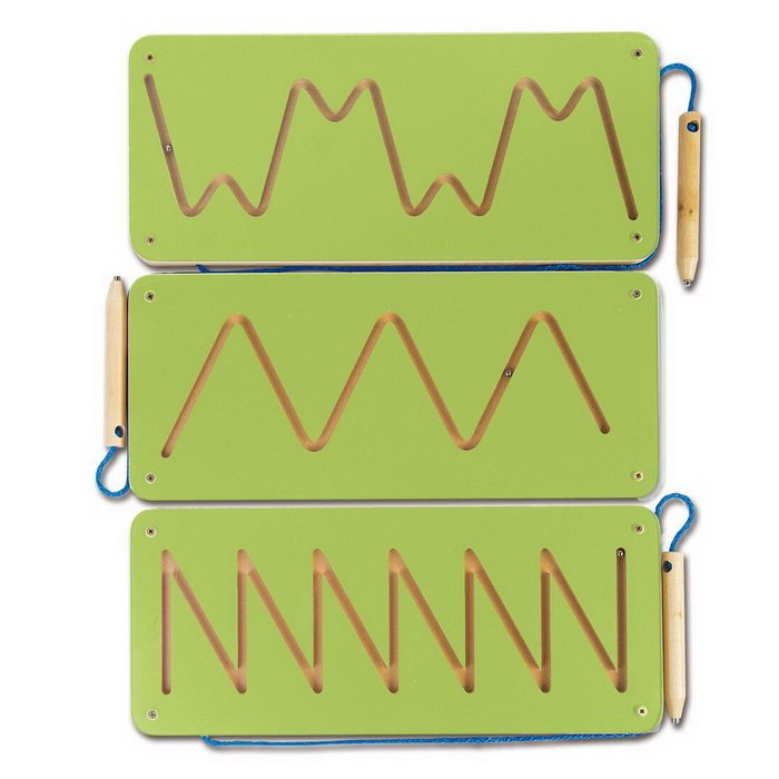 Školské magnetické bludiská 3v1, zelený set