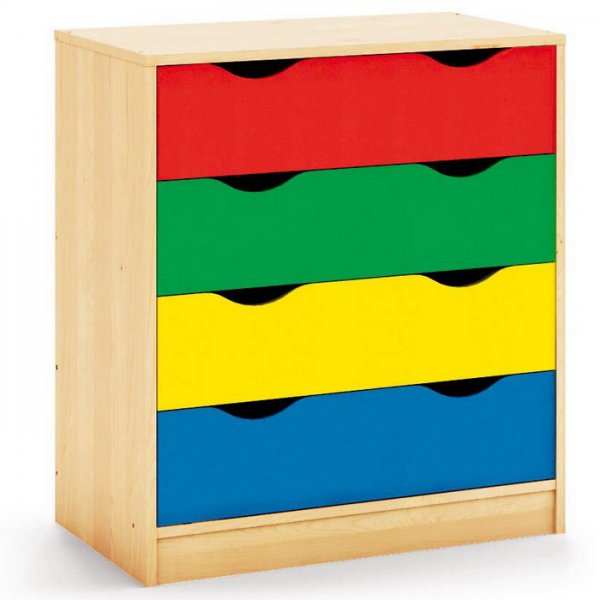 MAXICOLOR Komoda so 4 zásuvkami, 88 cm