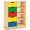 MAXICOLOR Regál kombinovaný, 108 cm