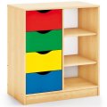 MAXICOLOR Regál kombinovaný, 88 cm