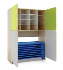 MINTY Skriňa na lehátka a príslušenstvo, 200 cm