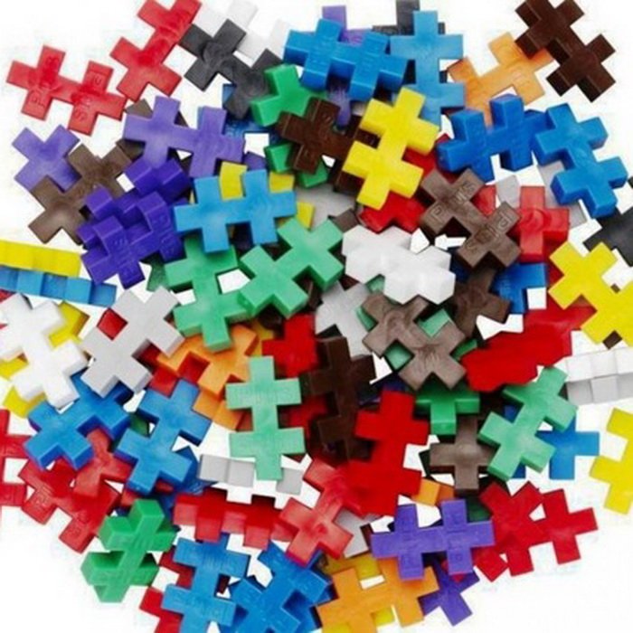 Plus-Plus Mini 100 v tube, basic mix