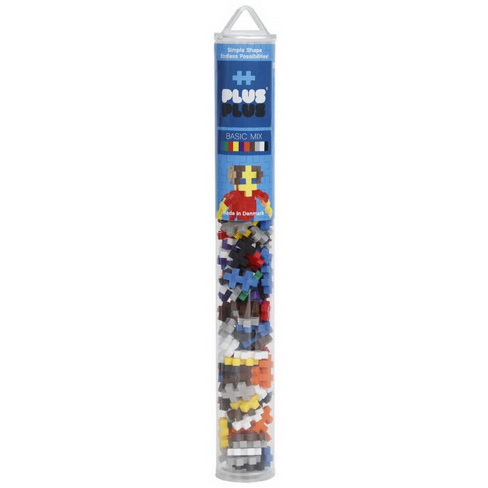 Plus-Plus Mini 100 v tube, basic mix
