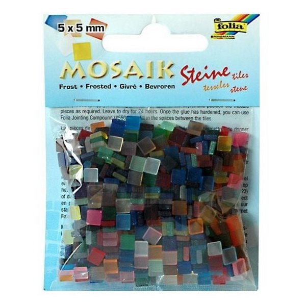 Folia Mozaikové kamienky ľadové, 700 ks, 5 x 5 mm
