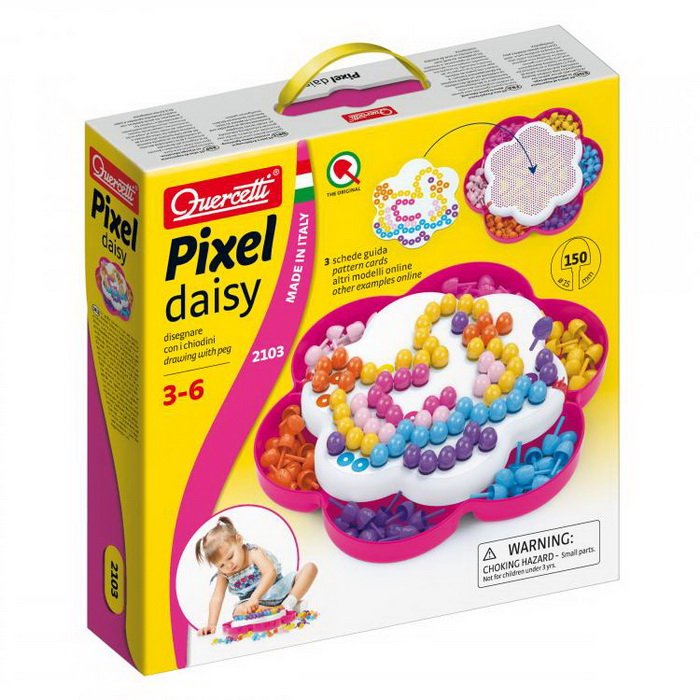 Quercetti Pixel Daisy - Ø 15 mm, 150 ks