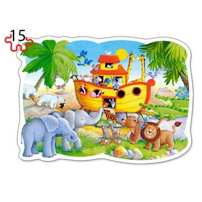 Castorland Puzzle sada 2v1 Noemova archa