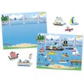 Melissa & Doug - Blok s adheznými samolepkami Dopravné prostriedky, 165+
