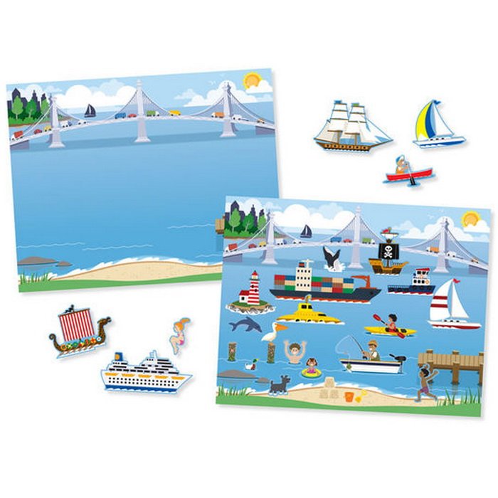 Melissa & Doug - Blok s adheznými samolepkami Dopravné prostriedky, 165+
