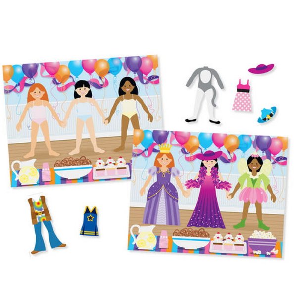 Melissa & Doug - Blok s adhéznymi samolepkami Obliekanie, 165+